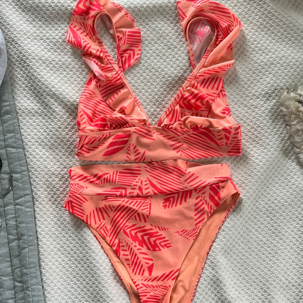 Aerie Tropical Print Bikini Set